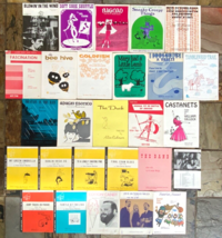 Lot of 27 Vintage 1960&#39;s Sheet Music-Mid Century Music-Cover Artwork - $42.08
