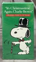 Shell Oil It&#39;s Christmastime Again Charlie Brown VHS - £8.30 GBP
