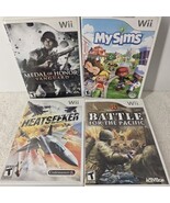 Nintendo Wii 4 Game Lot - MySims Medal Of Honor Mattle For Pacific Heats... - €23,86 EUR Nintendo Wii 4 Game Lot - MySims Medal Of Honor Mattle For Pacific Heats... - €23,86 EUR