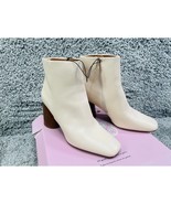 Sam Libby Carlson Womens Vanilla Ankle Boots Chunky Round High Heels Siz... - $23.67