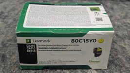 New Genuine Lexmark 801S Yellow Toner 80C1SY0 801SY Original CX 310 410 510 - $29.99