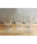 Vintage Arcoroc France Artic Pattern Stemmed Wine Water Goblets 5 3/4” S... - $34.96 CAD