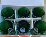 New Jagermeister Green Shot Glasses Set of 6 Made In Germany 1 Oz Glass ... - $27.13