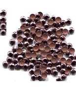 Rhinestuds Faceted ROSE PINK 3mm Hot fix Iron on    2 Gross  288 Pieces - £4.57 GBP