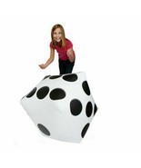 Inflatable Dice Game Cube Funny Outdoor Swimming Pool Beach Big Toy Party Water - £12.04 GBP