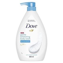 Dove Gentle Exfoliating Nourishing Body wash for dry skin 800 ml. - £24.53 GBP
