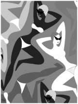 Decor B&amp;W Poster.Fine Graphic Art Design.Black and White.BEACH Art Design.793 - £13.66 GBP+