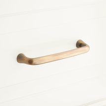 Signature Hardware 481259 Orvin 6-3/8 Inch Cabinet Pull - Antique Brass - £9.40 GBP
