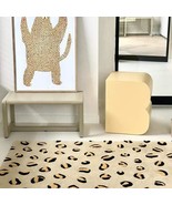 Handmade Tufted Leopard Wool Carpet for Living Room, Bedroom, Hall, Entr... - $247.00+