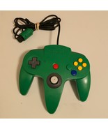 Official Nintendo 64 GREEN Controller OEM N64 Remote NUS-005 - New Stick - $44.16 CAD
