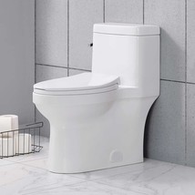 Brand New Ove Decors Sabine One-Piece Elongated Toilet, Dual Flush Pickup Only - £275.76 GBP