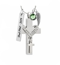 Cross Of Love Pendant Urn - Love Charms™ Option - £23.88 GBP