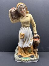 Vintage Old Woman Porcelain Figurine – 1980 Flambro - $15.83