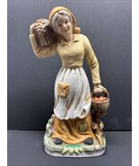 Vintage Old Woman Porcelain Figurine – 1980 Flambro - $15.83