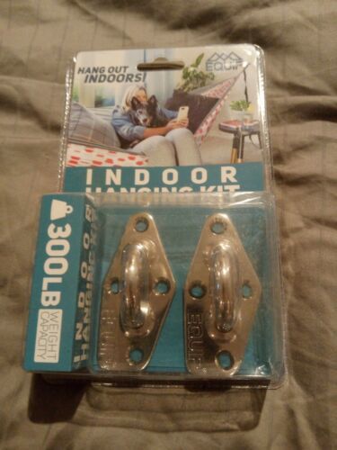 Indoor Stainless Steel Travel Hammock Hanging Kit, Weight Capacity 300 Lb. - $9.49