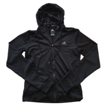 Adidas Supernova Climalite BLACK Running Hooded Full Zip Jacket size Small - $22.03