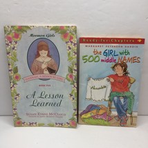 Lot 2 Books Mormon Girls Hannah Missouri A Lesson Learned Girl 500 Middle Names - £15.97 GBP