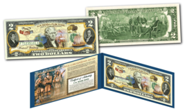 Louisiana Purchase Westward Journey Historical Genuine Legal Tender U.S. $2 Bill - £10.96 GBP