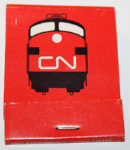 CN Rail Canadian National Railway Train Canada Matchbook Cover - $13.76