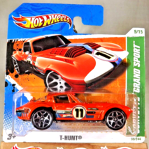 2011 Hot Wheels #59 Treasure Hunt 9/15 Corvette Grand Sport Orange 5Ys Short Card - £11.01 GBP