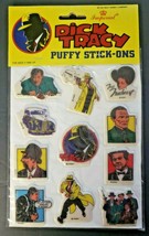 Vintage Dick Tracy Classic Comic Cartoon Puffy Stick-Ons Decals NOS #4 - £10.35 GBP