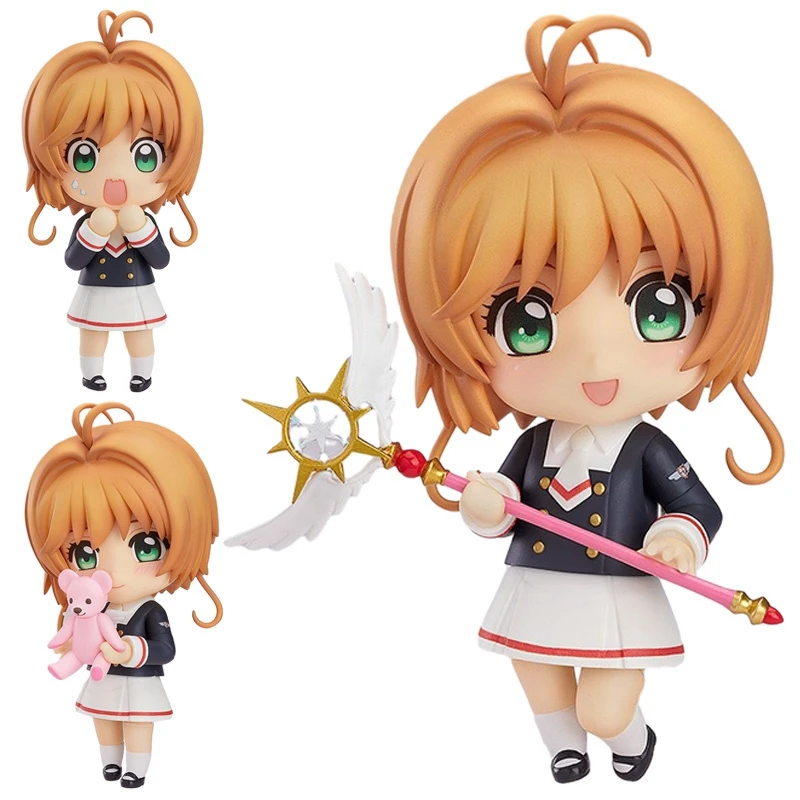 10cm Sakura Card Captor Anime Figures #918 Tomoeda Middle School Uniform Sakura - £21.15 GBP+