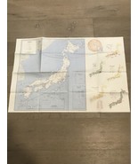 VTG Original 1972 US ARMY Corps Of Engineers Map of Japan 1:3.5MM Scale ... - $30.00