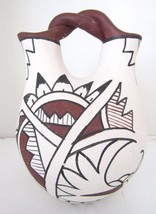 Vintage Native American Wedding Vase~Signed V Fragua~Jamez Pueblo Nm~Very Rare - £138.04 GBP