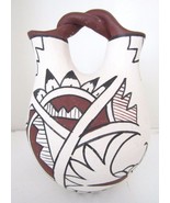 Vintage Native American Wedding Vase~Signed V FRAGUA~Jamez Pueblo NM~VERY RARE - $175.49