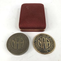 NAA National Association of Accountants 1919 Set of Paperweights Discs Vintage - £18.39 GBP