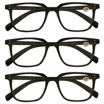 3Pack Mens Womens Unisex Oval Frame Reading Glasses Blue Light Blocking ... - £8.65 GBP