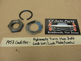 OEM 53 Cadillac HYDRAMATIC TRANSMISSION TORUS MAIN SHAFT LOCK NUT PLATE ... - $29.69