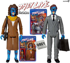 They Live - Male Ghoul and Female Ghoul Set of 2 Retro Style Action Figures by S - £38.79 GBP