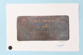 Hermes California License Plate Print By Fairchild Paris LE 16/25 - £116.81 GBP