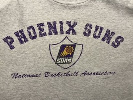 Vintage YTK Logo Athletic NBA Phoenix Suns T Shirt Men’s Size 2XL Gray - $24.75