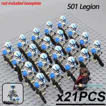 21Pcs Clone Trooper Anakin Skywalker 501st Legion Army Star Wars Minifigure - £26.27 GBP