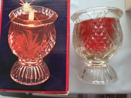 Avon CLEARFIRE Transparent Fragrance Candle in Faceted Tulip Cup - $20.95