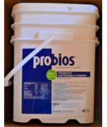 Probios Powder Supplement - 25 LB Pail - Equine Cattle Swine Probiotic 10-29-26 - $3,638.40 MXN