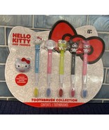 NEW Hello Kitty and Friends 5 Pack Toothbrush Collection + Travel Cover ... - $18.66