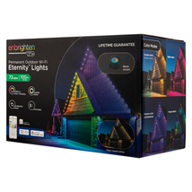Enbrighten 100ft Outdoor Color-Changing Wi-Fi Eternity Eave Lights - $220.00