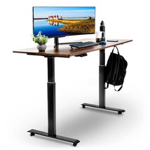 Standing Desk (63&#39;&#39; X 30&#39;&#39;) W/Wireless Charging, Usb-C &amp; Ac Outlets, 3 Memory Pr - £196.69 GBP