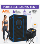 Portable Full Body Home Sauna Tent with 3L Steam Generator, Chair &amp; Remote - $263.69 CAD