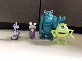 Disney Monsters Inc. Sulley, Boo, Randle, Mike lot PVC cake top figures - £18.13 GBP