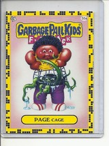 (B-1) 2011 Garbage Pail Kids - Flashback #55a: Page Cage- Yellow - $2.00