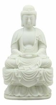 Eastern Enlightenment Meditating Buddha Amitabha Statue 7.25&quot;H Home Altar Zen - £21.64 GBP