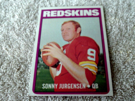 1972 Topps # 195 Sonny Jurgensen Nm / Mint Or Better !! - $39.99