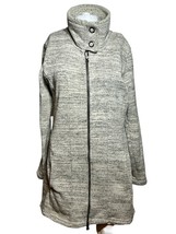 Kuhl Sweater Women&#39;s Medium Gray Cardigan Outdoor Zip Closure Mid-Length - AC - £38.21 GBP
