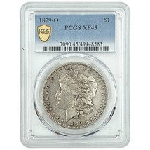 XF45 Graded - 1879-O Morgan Silver Dollar-PCGS *116 - £59.61 GBP