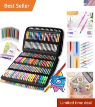 320 Pack Glitter Gel Pens Set: 160 Colors w/ Comfort Grip &amp; Metallic Shine - $94.49
