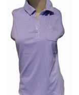 Izod Perform X Cool FX Womens Tank Top Purple Sequin Pocket Sleeveless S... - $241.58 MXN
